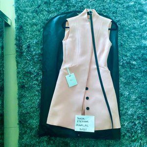 NWT NEW Christian Dior Button Down Pink Dress / Vest Size 40